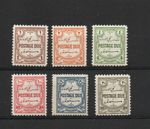 TRANSJORDAN SG D 189-94 1929 POSTAGE DUES M/M