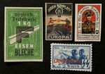Travelstamps: Germany WWII Reproduction Propaganda Stamps Lot of 4 MNH