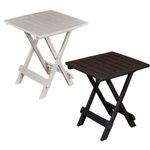 Portable Foldable Camping Weatherproof Plastic Picnic Tray Table Indoor Outdoor