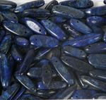 Pack of 25 Random Lapis Beads for Jewellery Making (T6AL)