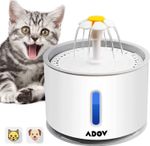 2.4L Cat Water Fountain for Pet Dog LED Drinking Water Bowl Automatic Dispenser