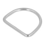 :(30x25x3MM)10Pcs 316 Stainless Steel D Rings 3mm Seamless Welding Half