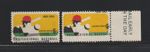 US EFO ERROR Stamps: #1381 Baseball, Sports: Black Color Shift. Postally Used!