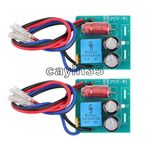 2PCS NEW 2 Way 60W  Speaker Crossover Board Bass Tweeter Frequency Divider