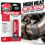 High Temp Metal Repair Epoxy Putty Exhaust Pipe Muffler Engine Crack Filler