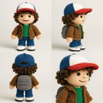 Dustin Henderson Stranger Things Knitted Knitting Pattern Only