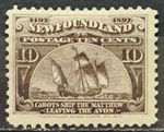 Newfoundland 1897 400th Aniv of Disc of Newf'd  10c Sepia  Mint  sg 73