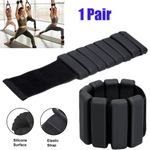 Wearable Wrist & Ankle Weights, Silicone Bracelet Wrist Bangles for Men Women
