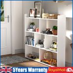 7 Large Cube Wooden Bookcase Shelving Display Shelves Storage Unit Wood Shelf