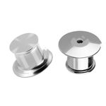 10/50PC Backs Locking Pin Keepers Badge-Pin Locks Pin For Lapel Enamel Hat Pins