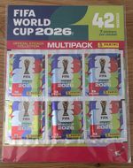 FIFA World Cup 2026 Panini Sticker Multipack Brand New Sealed 6 Packs 42 Pcs