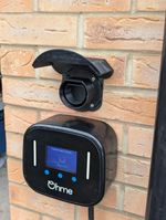 COMPLETE KIT:  Ohme Home Pro EV Charger Cable Organiser + Type 2 Plug Holder PET