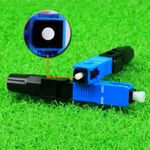 10pcs Fiber Optic Quick Fast Connector Adapter For UPC FTTH SC Multi Mode Single