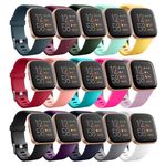 For Fitbit Versa / Versa 2 /Lite Strap Classic Buckle Soft Silicone Watch Band