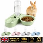 Rabbit Guinea Pig Chinchilla Food Bowl Raised Small Animal Pet Feeder Hutch Cage