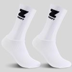 Zwift Aero Cycling Socks White 8-11 (UK) RRP £41.99