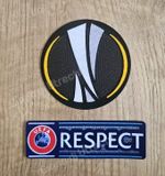 2016-2021 Europa League and Respect Sleeve Patch Badge Heat Transfer