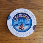 Excalibur Hotel & Casino Las Vegas $1 Casino Chip