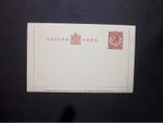 GB Postal Stationery 1924 KGV 11/2d brown Letter Card with dot unused LCP11a