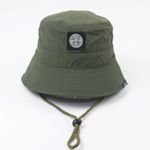 New Stone 1sland Bucket Hat Lightweight Short Brim Travel Sun Hat SummerOutdoor