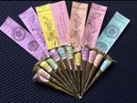 6 100% Natural Henna 15-18g Cones Handmade Mehndi Henna Tattoo Fresh