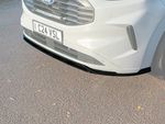 FOR TRANSIT CUSTOM 2024 4PC ABS FRONT LOWER SPLITTER GLOSS BLACK FITS STANDARD