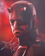 8x10" Daredevil Close Up Promo Print Signed by Charlie Cox