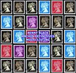 1990 Anniversary Penny Black Double Heads (Multiple Listing) Unmounted Mint MNH