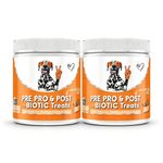 2Pack NutriPaw Pre Pro Postbiotic Digestive Treats For Dogs Gut Health Sensitive