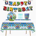 Birthday Supplies Super Mario Balloons Tableware CartoonBirthday Party Cups