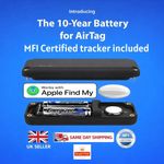 NOT Elevation Lab AirTag 10-Year Extended Battery Case Airtags