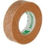 1 Roll 3M Micropore Tape Skin Tone Tan 1.25cm x 9.1m First Aid Dressings Eyelash