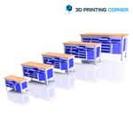 WORKBENCH 1:24 1:32, 1:43 1:50 1:76 Scale, O, OO gauge Miniature Diorama Model