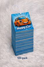 100 Double‑Sided Custom Logo Car Air Fresheners – Business Promotional Bulk