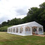 6x12m Commercial DIY Marquee 500gsm PVC HEAVY DUTY 100% Waterproof ✅ GROUND BARS
