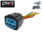 DWR VOLTAGE REGULATOR WIRING HARNESS CONNECTOR HONDA TRX 350 400 450 FOURTRAX