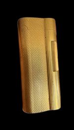 vintage Dunhill A/D 20 Microns Gold-Plated Lighter Made in England Serial A54515