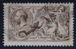 GB SG413a 1918 KGV 2/6 Olive Brown, Bradbury, Seahorse, Used, c.£75