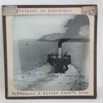 Steamer Boat Liverpool to LLandudno Photo Magic Lantern Glass Slide 1900-20