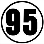 Racing Number Numbers Round Self Adhesive Round External Grade Decal Sticker