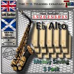 Saxophone Reeds Alto Sax Size 1.5,2.0,2.5 & 3.0 - Size Reed - Great Value 3 Pack