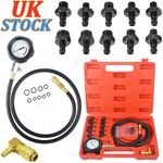 Engine Oil Pressure Tester Gauge Kit Low Oil Warning Devices Detector 0-140 PSI