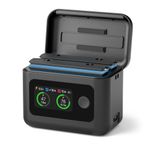 Battery Charger Hub For Insta360 X5 Dual 27W Fast Charging Case w/ LCD Display