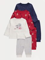 NWT Toddler Girls 3 Pair Pack Disney Aristocats Pyjamas age 12-18 months
