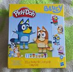 Play-Doh Bluey Make 'n Mash Costumes Set, Bluey & Bingo, 11 Cans 340g (Complete)