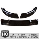 VW Transporter T6.1 -Gloss Black Lower Splitter for Standard Bumper WITH Fixings