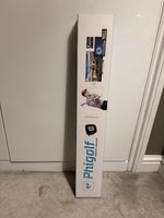 Phigolf Home Golf Simulator with Bluetooth and Golf Courses, NIB RRP£375