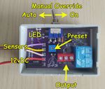DIFFERENTIAL THERMOSTAT SOLAR WATER HEATING PUMP CONTROLLER 250V 10A - WIRES