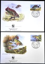 WWF ~ Fish ~ Cichlids ~ 1997 ~ Set 4 First Day Covers ~ Kenya