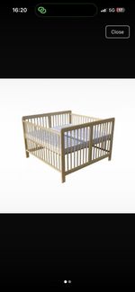 Twins Cot with Mattress for Babies and Toddlers